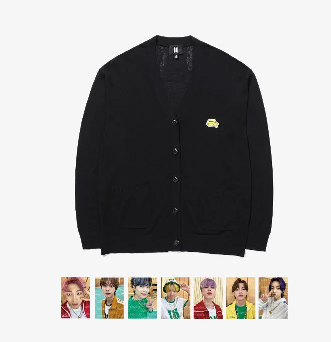 BTS Official Butter Merch – Cardigan (Black)