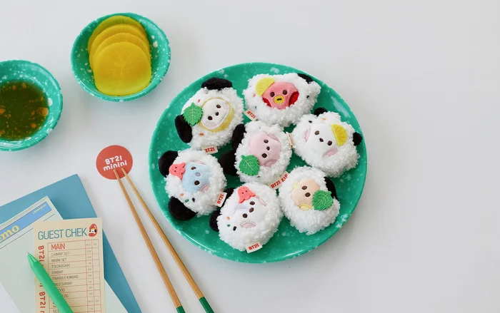 BTS x BT21 – Minini Bunsik Plush Magnet