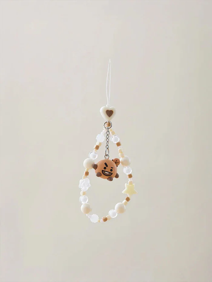 BTS x BT21 – Shooky the King & Baky Figure Phone Strap