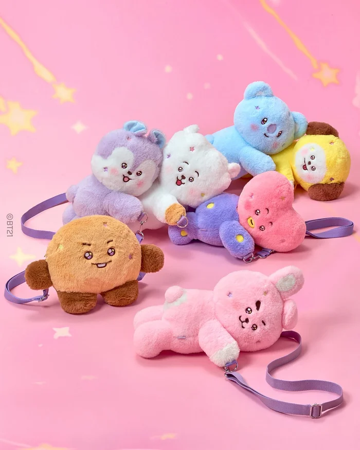 BTS x BT21 – The Journey Hug Me Doll Cross Bag