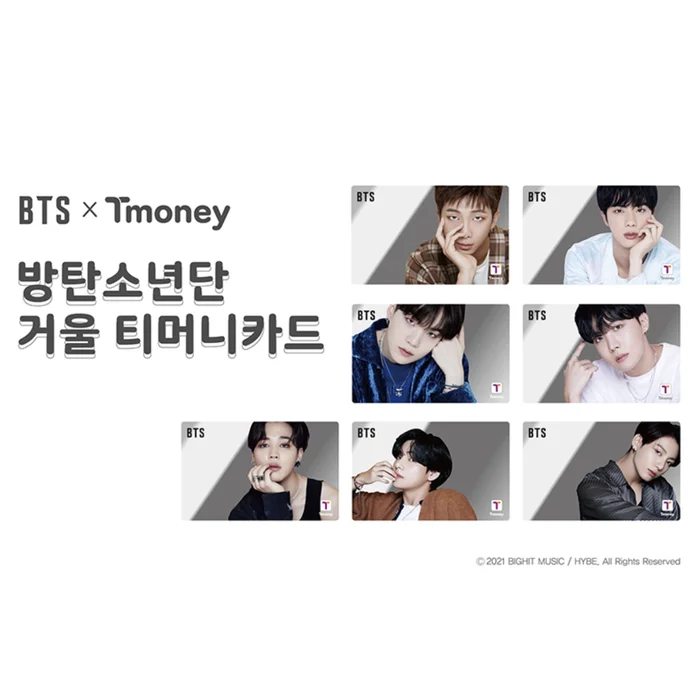 BTS x Official T-Money Mirror Card – 2021 Limited Edition Version