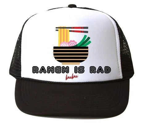 Bubu – Ramen Is Rad White/Black Trucker Hat