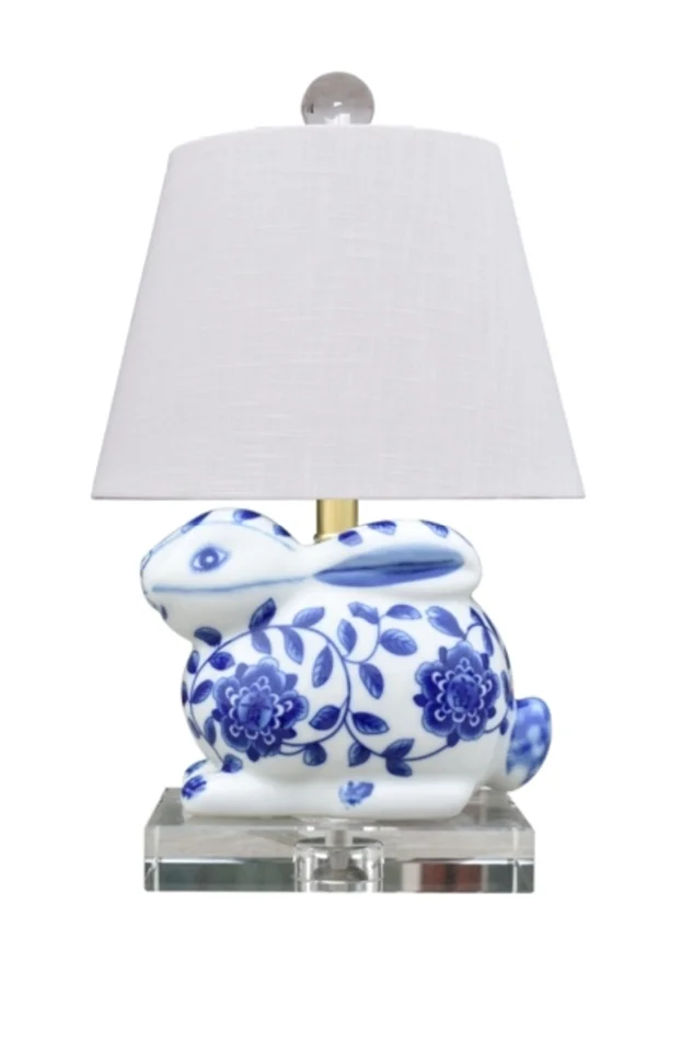 BUNNY LAMP (BL/WHITE)