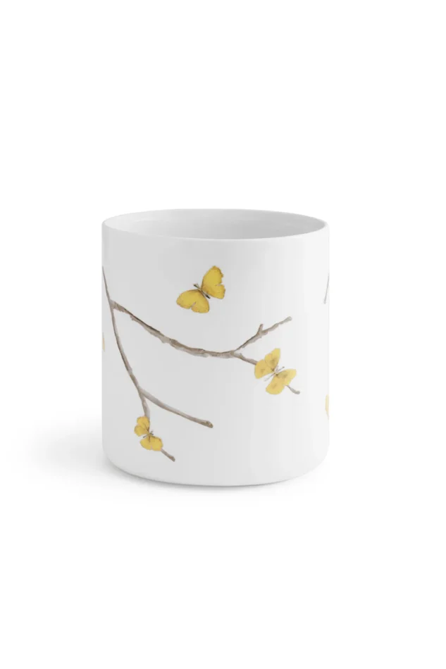 Butterfly Ginkgo Bath Collection – Waste Basket