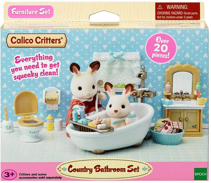 Calico Critters – Country Bathroom Set