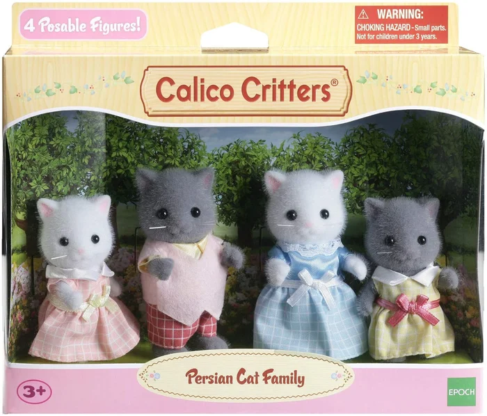 Calico Critters – Persian Cats Family