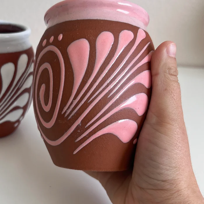 Cantarito Barro Natural Mexican Clay Cup Jarritos Cup