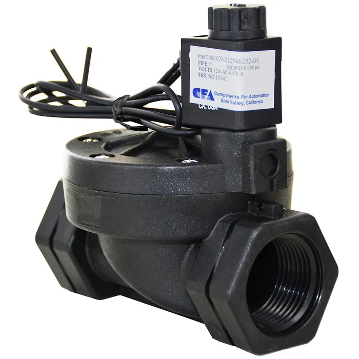CFA C9 Series Solenoid Valve Normally Closed 1″ FPT 120V