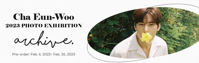 Cha Eun Woo – Photo Exhibition Official Merch