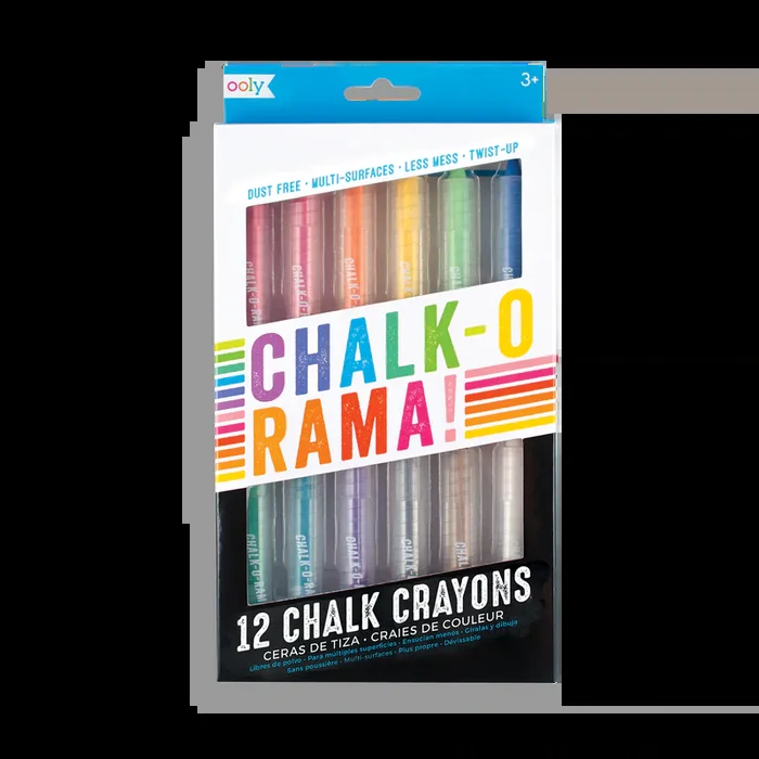 Chalk-o-Rama – Chalk Crayons (Set of 12)