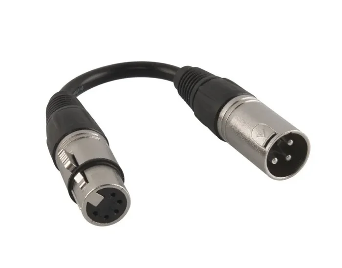 Chauvet DMX5F3M 5-Pin Female to 3-Pin Male DMX Cable