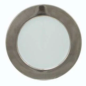 Christofle Guilloche Platinum Charger