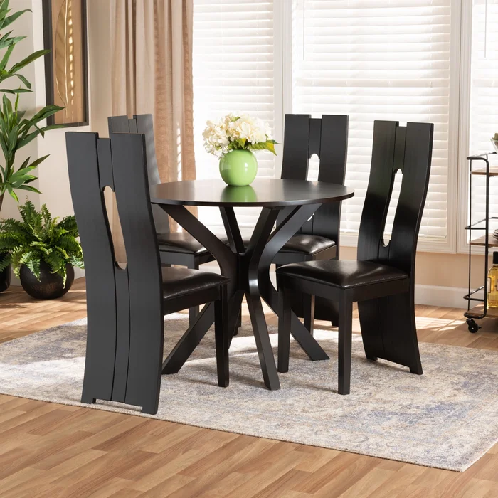 Cian Modern and Contemporary 5-Piece Dining Set
