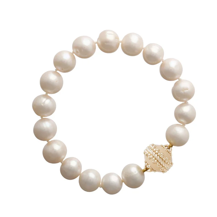 Clara Williams White Pearl Bracelet