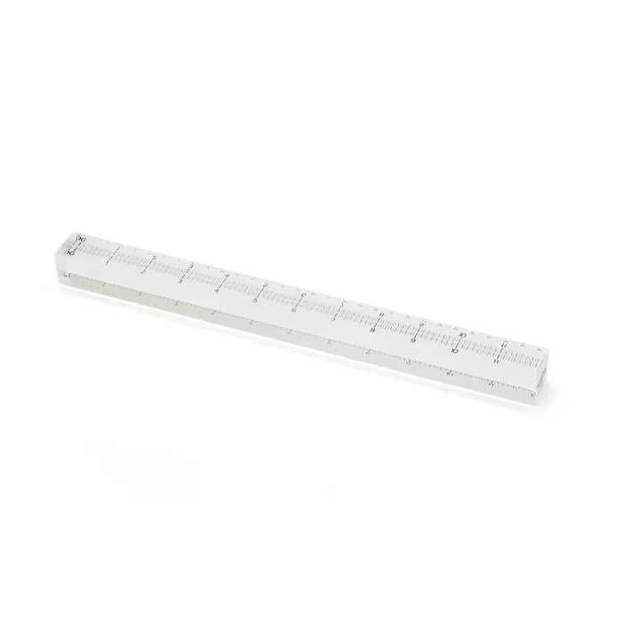 Clear Plastic Ruler (A+D) Fashion