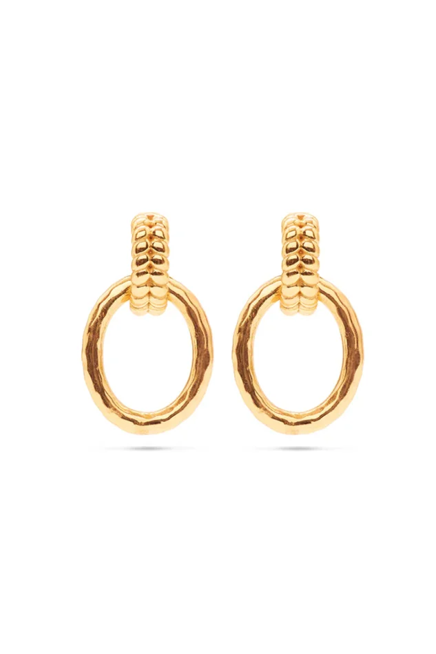 Cleopatra Regal Link Earrings – Gold