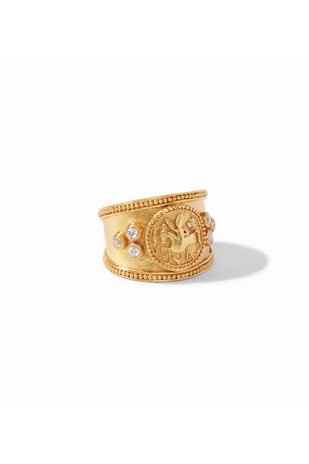 COIN CREST RING