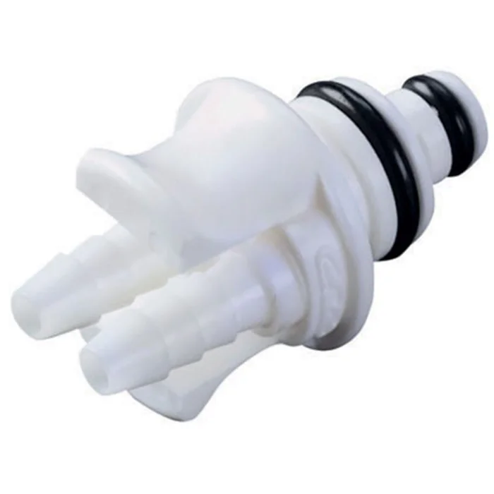 Colder PTC2202096 Non-Valved Free Floating Hose Barb Coupling Insert – 1/8 ID Barb