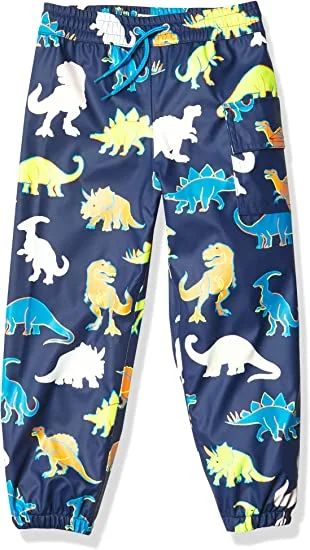 Color Changing Splash Pants – Dino Silhouettes