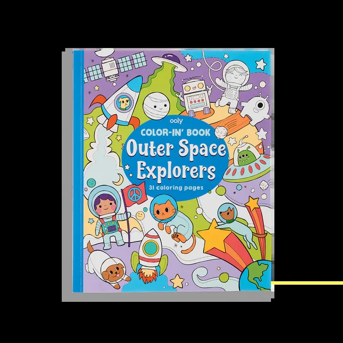 Color-in’ Book – Outer Space Explorers