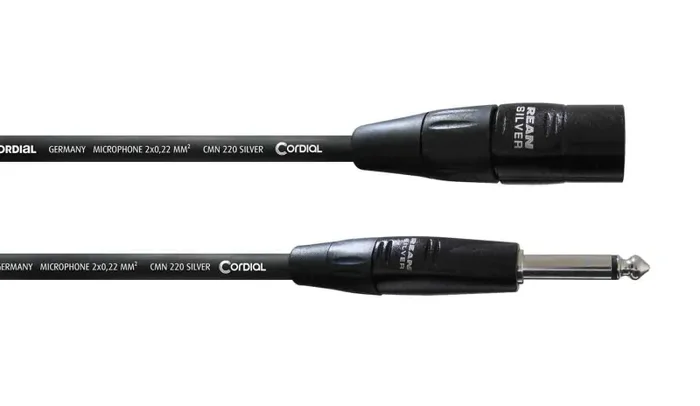 Cordial CIM MP, Unbalanced XLR Male to Mono Jack Microphone Cable - Image 3