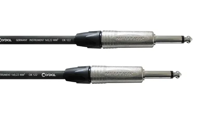Cordial CXI PP, 1/4″ TS Male to Male Instrument Cable
