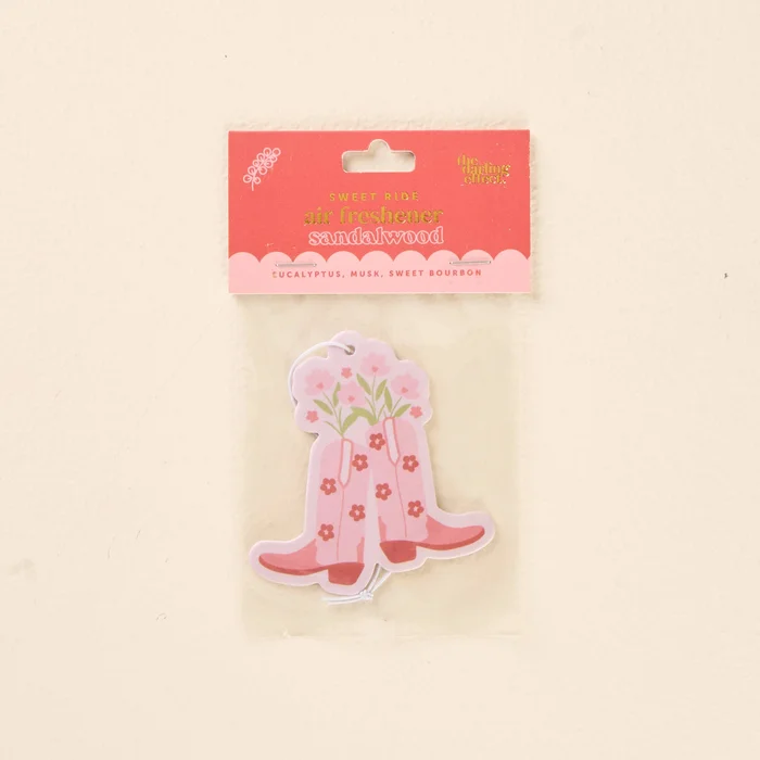 Cowgirl Boots Sweet Ride Car Air Freshener