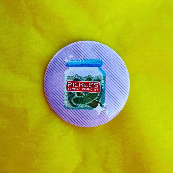 Cozy Quilt Buttons: Pickle Jar Quilt Button