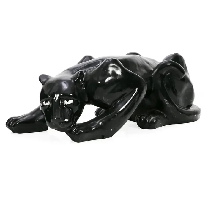 Crouched Black Panther Sculpture Online Sale