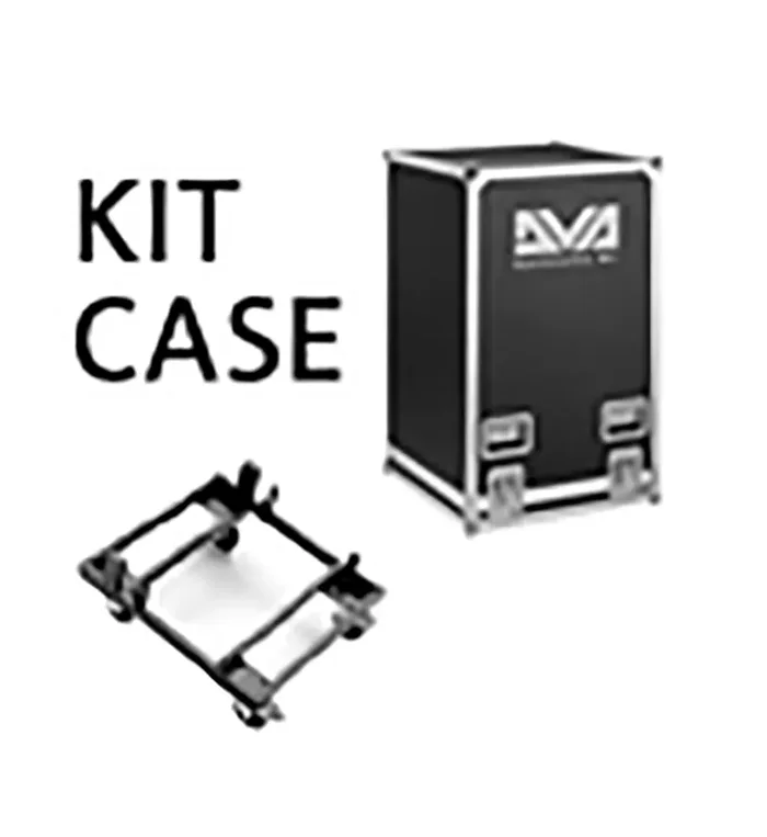 dB Technologies DTF 4 Bundle, DT 6 Metal Trolley + Professional Flight Case DF 4