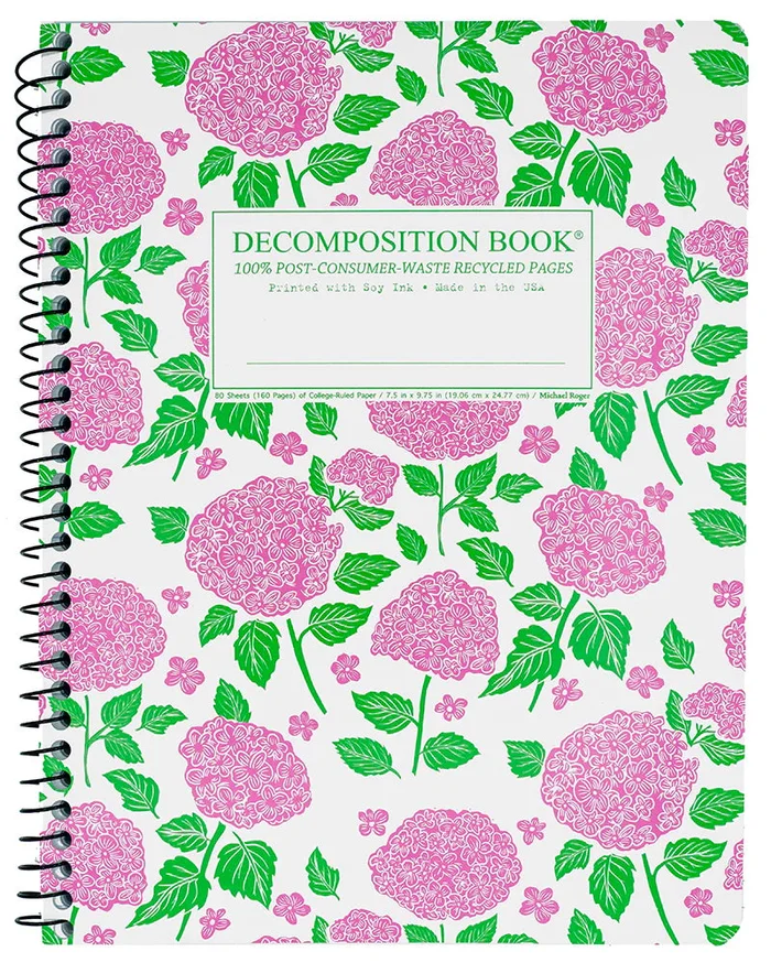 Decomposition Book- Pink Hortensia