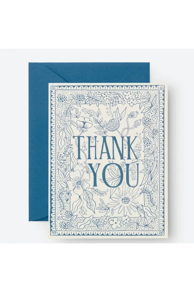 Delft Thank You Card