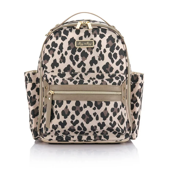 Diaper Bag Mini Backpack – Leopard