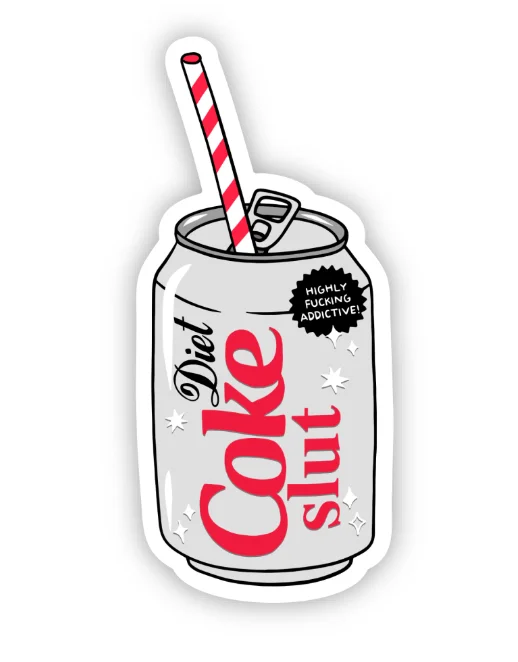 Diet Coke Slut Sticker