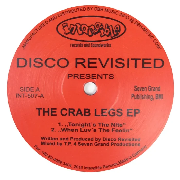Disco Revisited: The Crab Legs EP Vinyl 12″