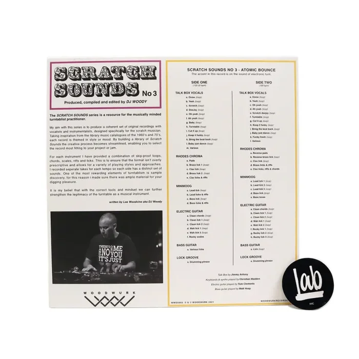 DJ Woody: Scratch Sounds No. 3 (Atomic Bounce) Vinyl 12″ - Image 2