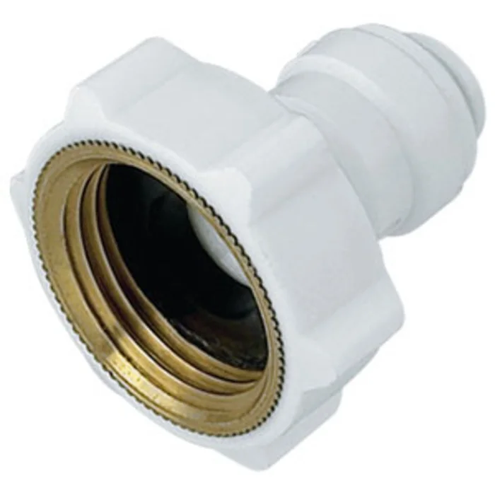 DMfit Female Garden Hose Adapter – 5/16″ Push-in x 3/4″ NH flat inside