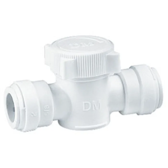 DMfit Hand Valve Union Connector – 7/8 OD x 7/8 OD Push-in
