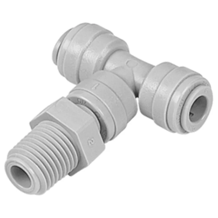 DMfit Male Tee Swivel – 1/2″ Push-in x 1/2″ NPTF