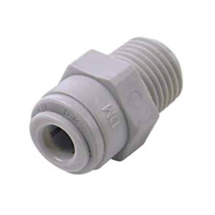 DMfit Straight MNPT Male – 3/8 Push-In x 3/8 MNPT