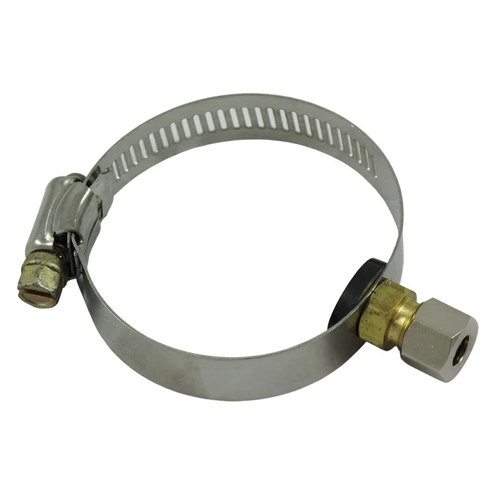 Drain Saddle Adjustable Hose Clip 2″ OD x 3/8 Compression