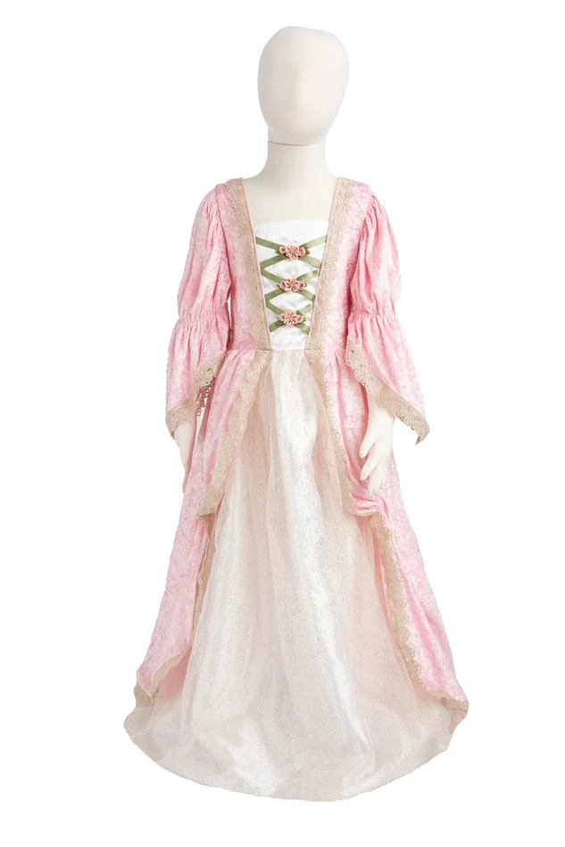 Dress Up – Royal Princess Dress (Pink/Ivory)