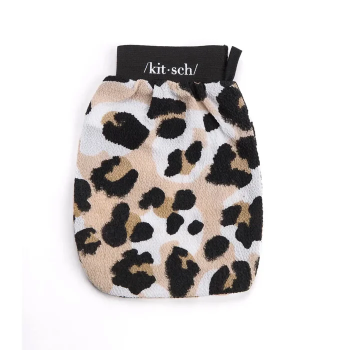 Eco-Friendly Exfoliating Glove – Leopard