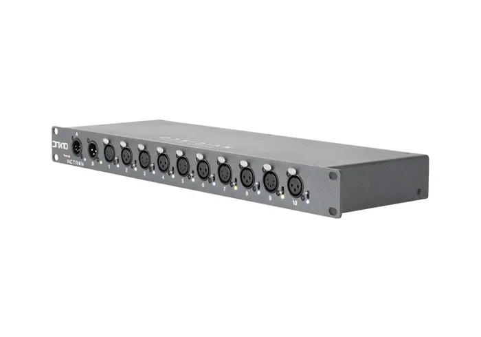 Elation DMX10-53 Rackmount 10-Port DMX Splitter – 5 and 3 Pin