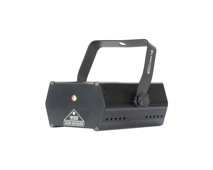 Eliminator Lighting Micro Galaxian Three, 200+ Beam Green and Red Laser for Party Entertainment