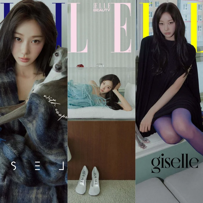 ELLE KOREA MAGAZINE 2025.08 (COVER : aespa GISELLE)