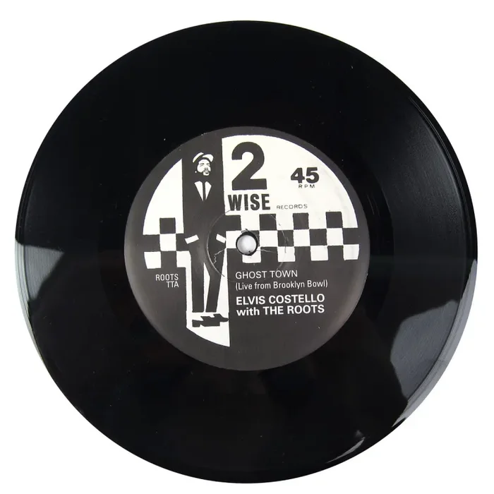 Elvis Costello With The Roots / John Legend & The Roots: Ghost Town / Humanity Vinyl 7″