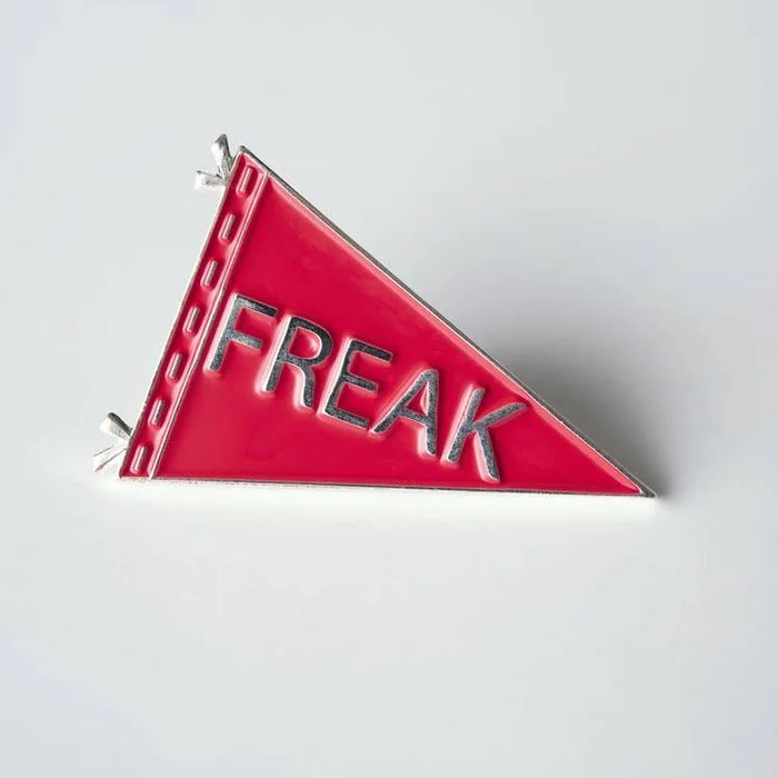 Enamel Pin – The Freak: Let Your Freak Flag Fly