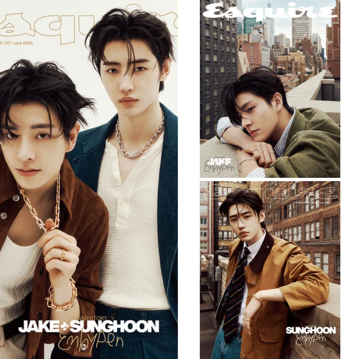 ENHYPEN Jake & Sunghoon – Esquire Magazine 2025 June Issue