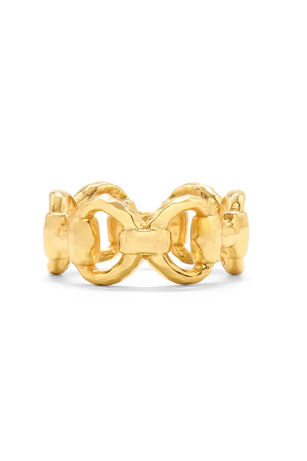 Equestrian Snaffle Bit Ring – Gold